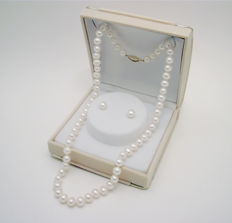 Freshwater Pearls - White Set - 14kt Gold